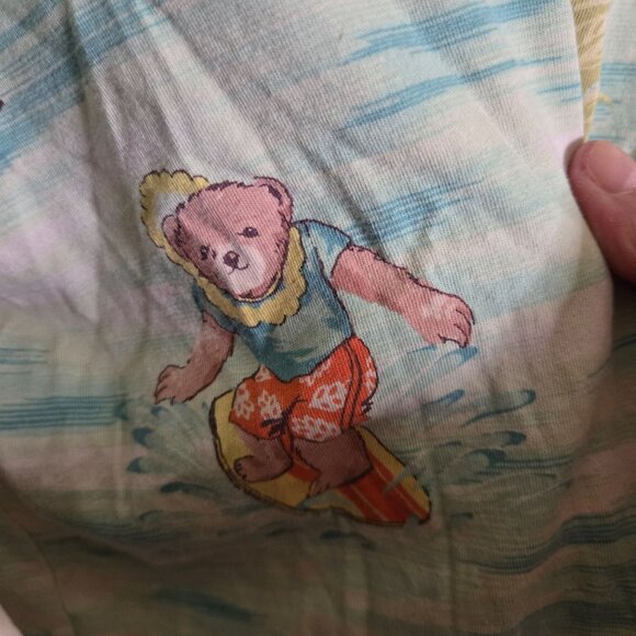 Polo Ralph Lauren Hawaiian Hula Girl Polo Bear Tropical Hoodie Size L - Picture 6 of 9